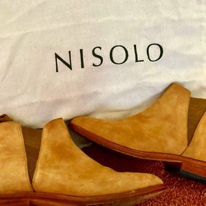 NISOLO EVERYDAY CHELSEA BOOT PULL-ON SAND TAN BROWN 7.5 7 DUSTBAG MADE IN PERU